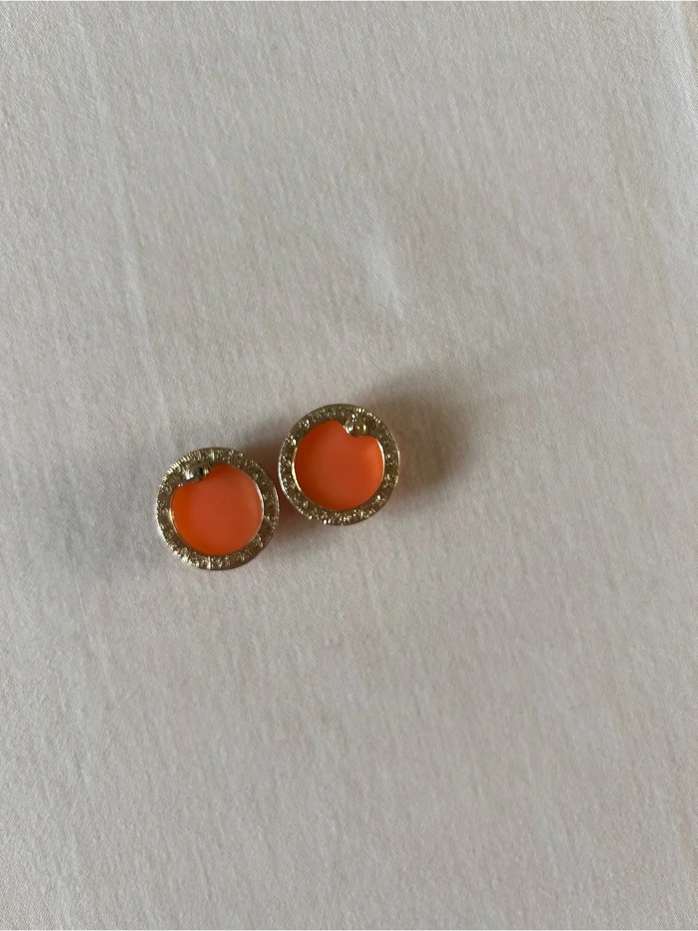 3 Pair Stud Earring Bundle Coral, Mint Green, Floral Silver Gold Tone